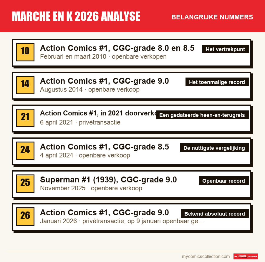 De belangrijke marche en k 2026 analyse-nummers op volgorde