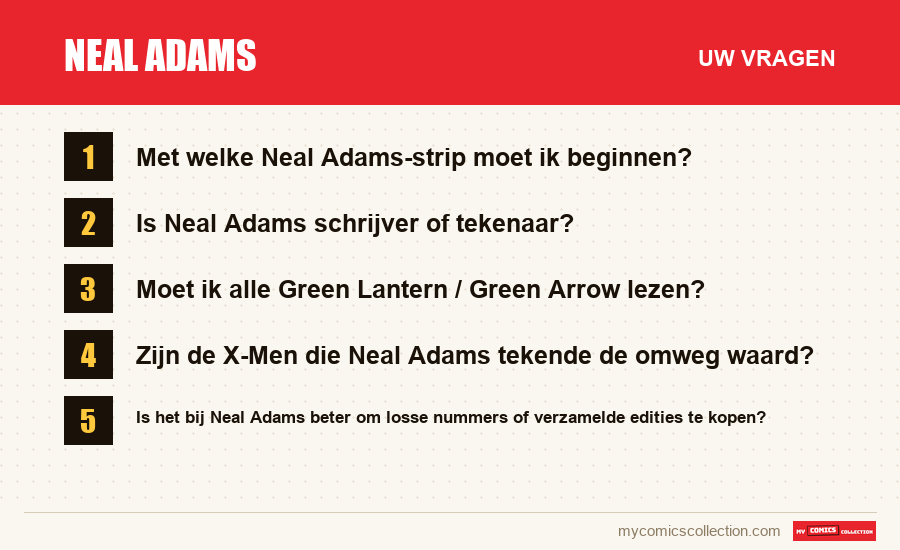 Neal Adams: de veelgestelde vragen die dit artikel beantwoordt