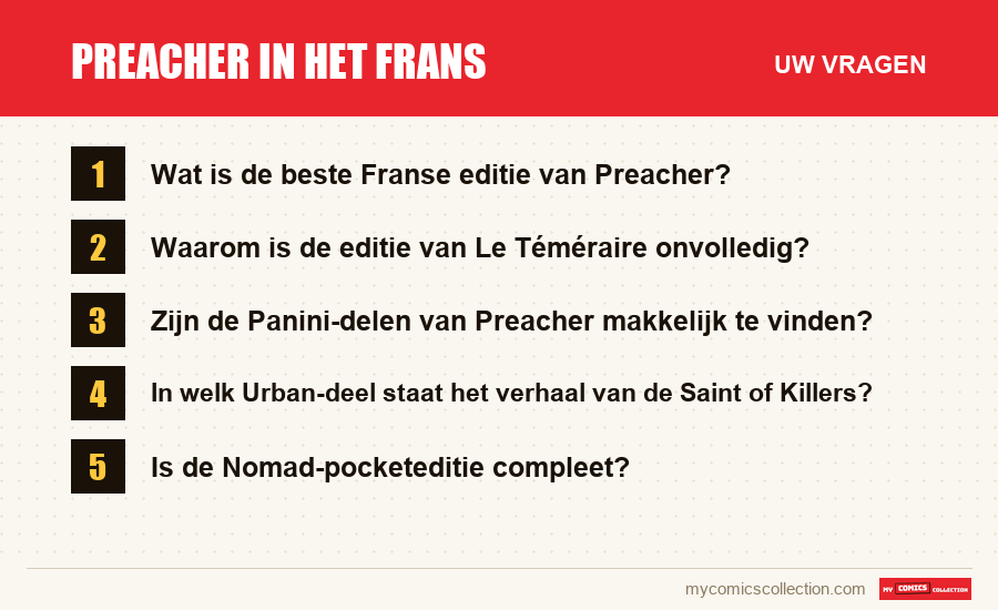 Preacher in het Frans: de veelgestelde vragen die dit artikel beantwoordt