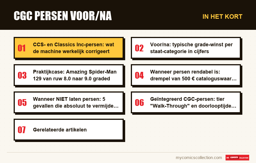 In het kort : CGC Persen Voor/Na