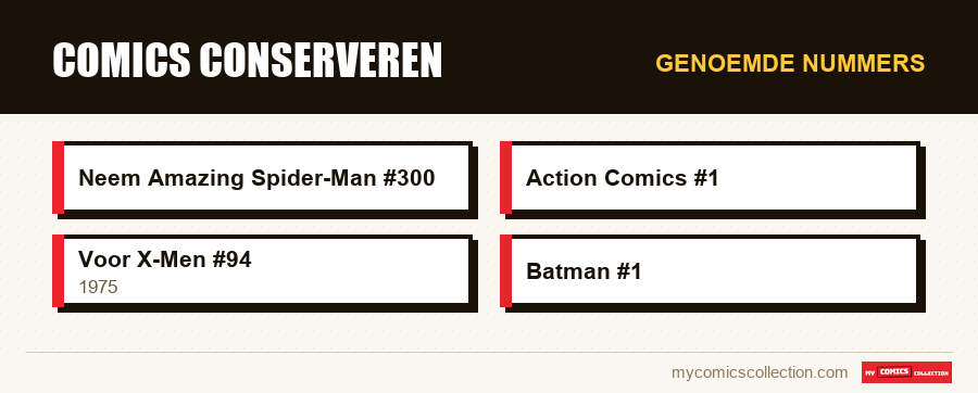 Genoemde nummers : Comics conserveren