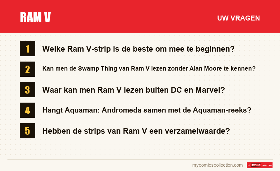 Ram V: de veelgestelde vragen die dit artikel beantwoordt