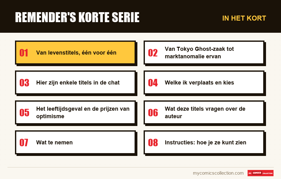 In het kort : Remender's korte serie