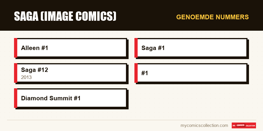 Genoemde nummers : Saga (Image Comics)