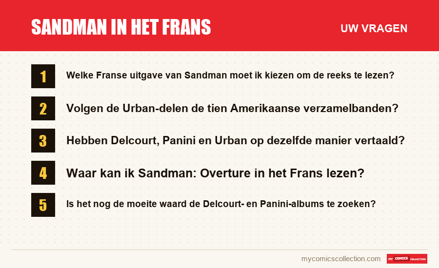 Sandman in het Frans: de veelgestelde vragen die dit artikel beantwoordt