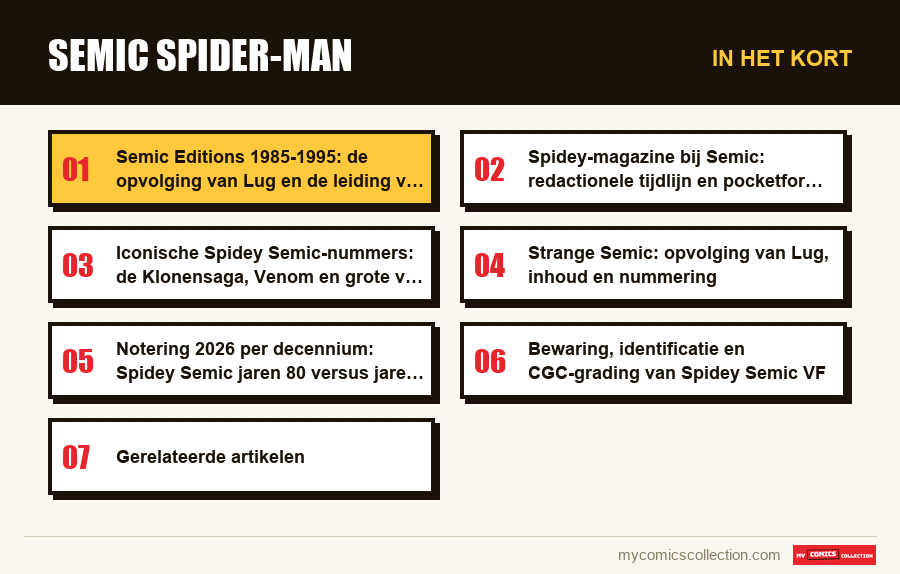In het kort : Semic Spider-Man