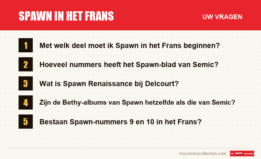 Spawn in het Frans: de veelgestelde vragen die dit artikel beantwoordt
