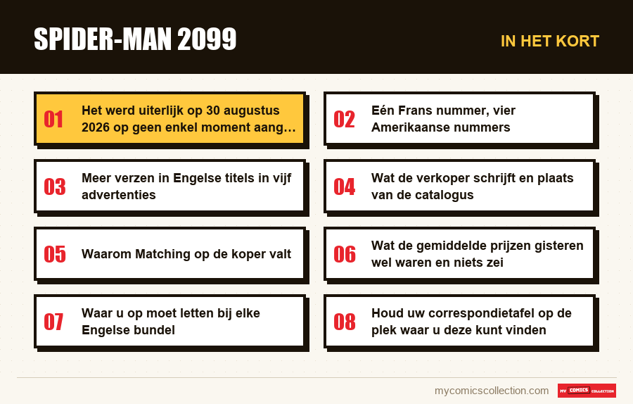 In het kort : Spider-Man 2099