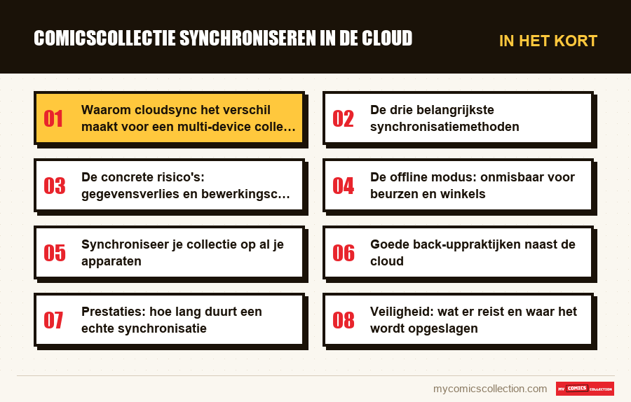 In het kort : Comicscollectie synchroniseren in de cloud