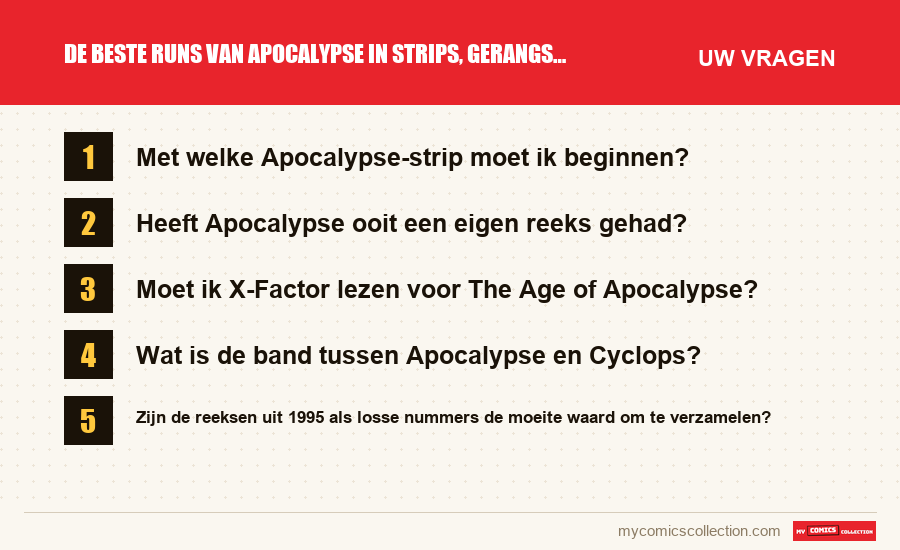 De beste runs van Apocalypse in strips, gerangschikt: de veelgestelde vragen die dit artikel beantwoordt