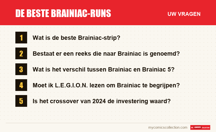 De beste Brainiac-runs: de veelgestelde vragen die dit artikel beantwoordt