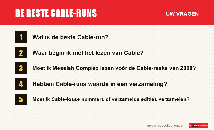 De beste Cable-runs: de veelgestelde vragen die dit artikel beantwoordt