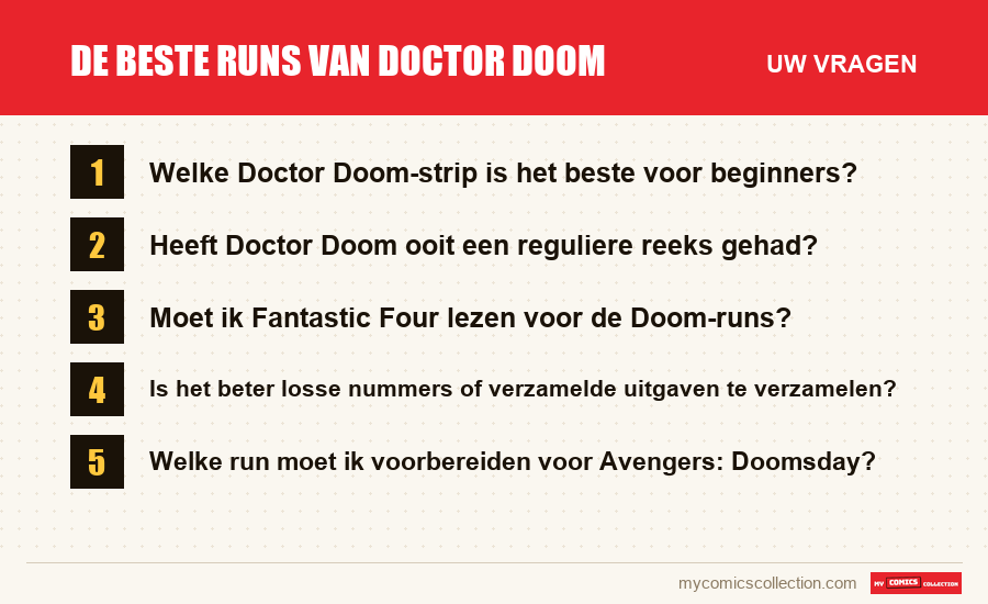 De beste runs van Doctor Doom: de veelgestelde vragen die dit artikel beantwoordt