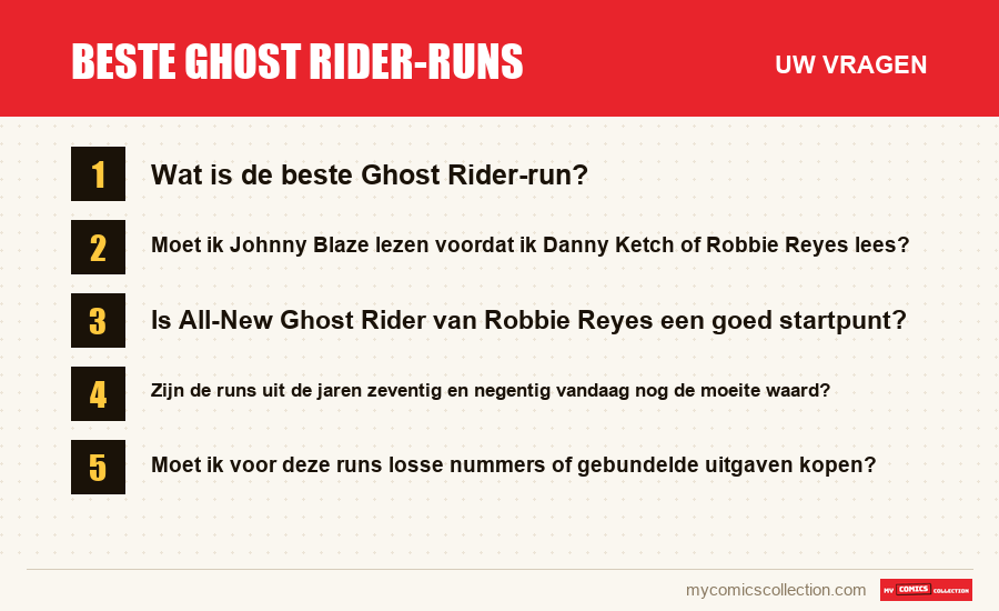 Beste Ghost Rider-runs: de veelgestelde vragen die dit artikel beantwoordt
