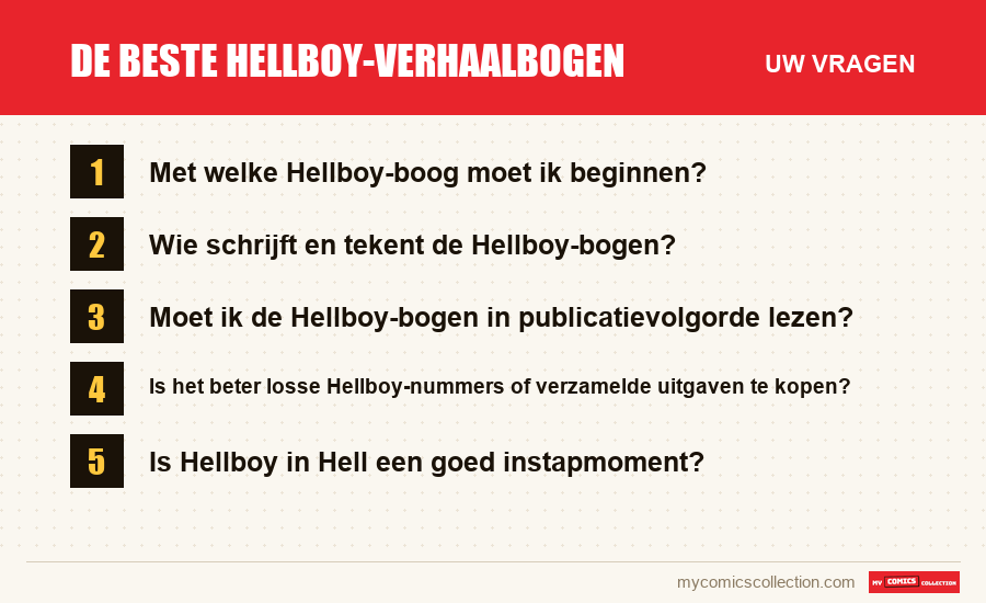 De beste Hellboy-verhaalbogen: de veelgestelde vragen die dit artikel beantwoordt