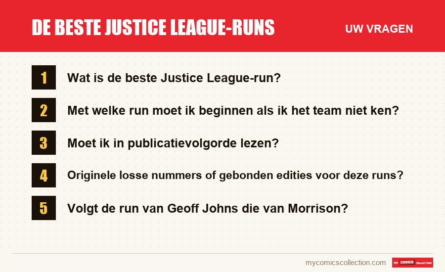De beste Justice League-runs: de veelgestelde vragen die dit artikel beantwoordt