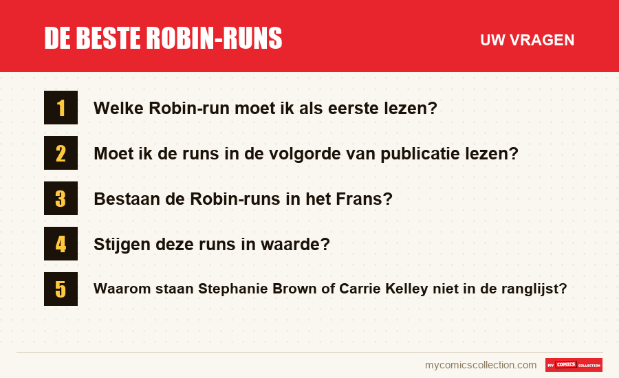 De beste Robin-runs: de veelgestelde vragen die dit artikel beantwoordt