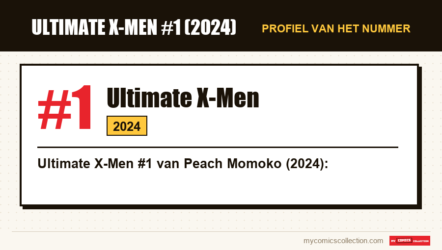 Profiel van Ultimate X-Men #1: nummer, jaar en waarom het een sleutelnummer is
