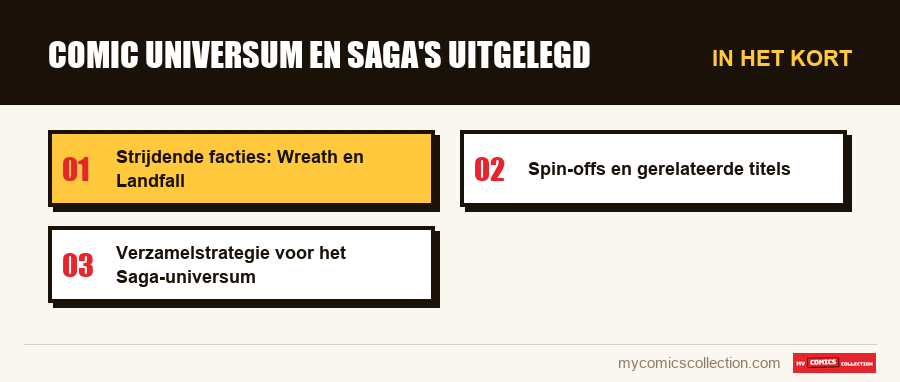 In het kort : Comic Universum en Saga's Uitgelegd