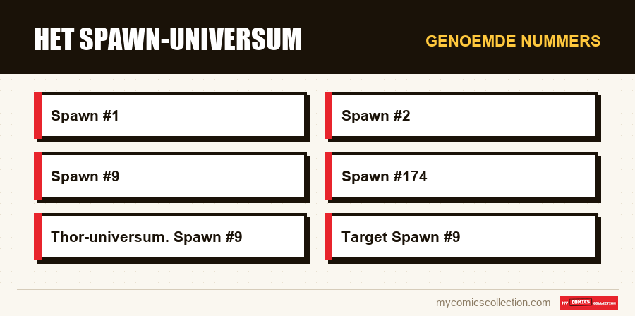 Genoemde nummers : Het Spawn-universum