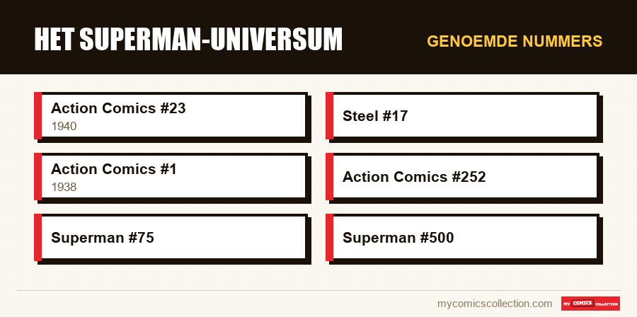 Genoemde nummers : Het Superman-universum