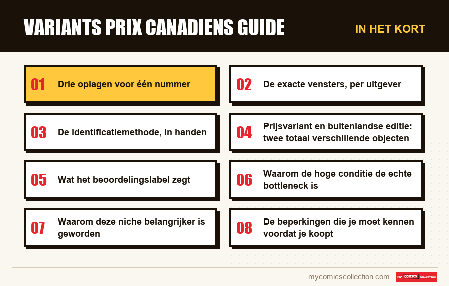 In het kort : variants prix canadiens guide