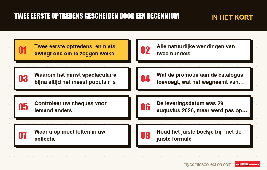 In het kort : Twee eerste optredens gescheiden door een decennium
