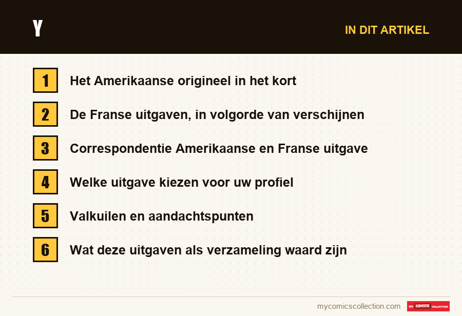 Y: de onderdelen van dit artikel, in leesvolgorde