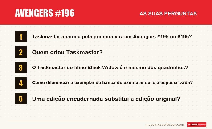 Avengers #196: as perguntas frequentes respondidas neste artigo