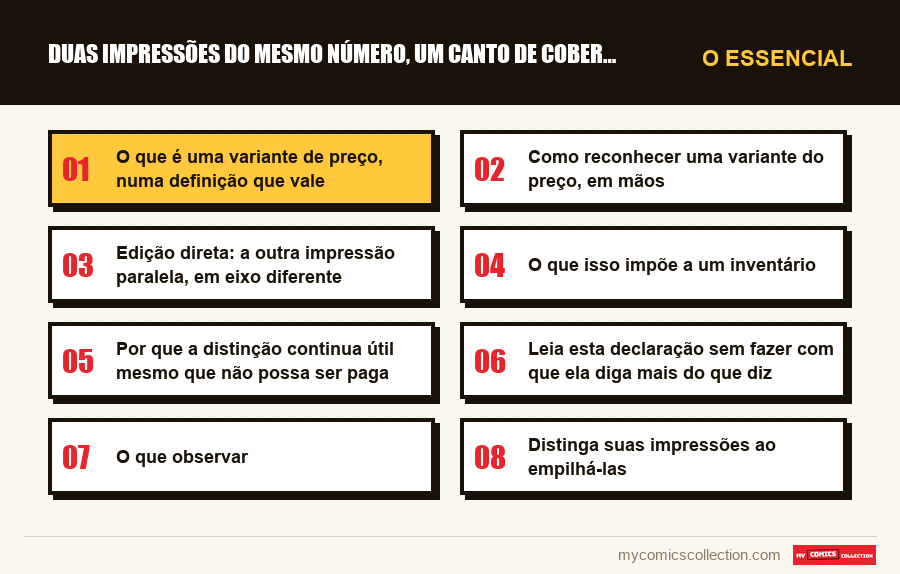 O essencial : Duas impressões do mesmo número, um canto de cobertura de la
