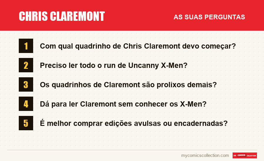 Chris Claremont: as perguntas frequentes respondidas neste artigo