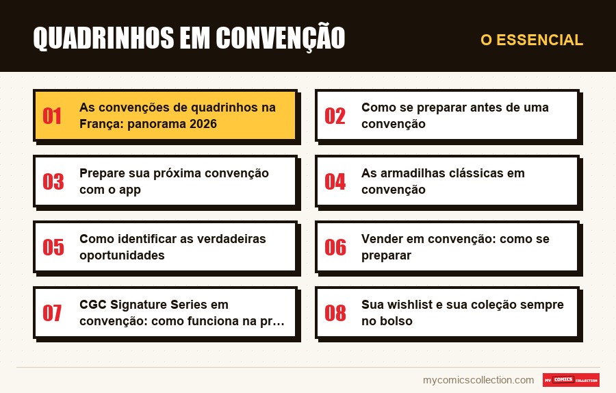 O essencial : Quadrinhos em convenção