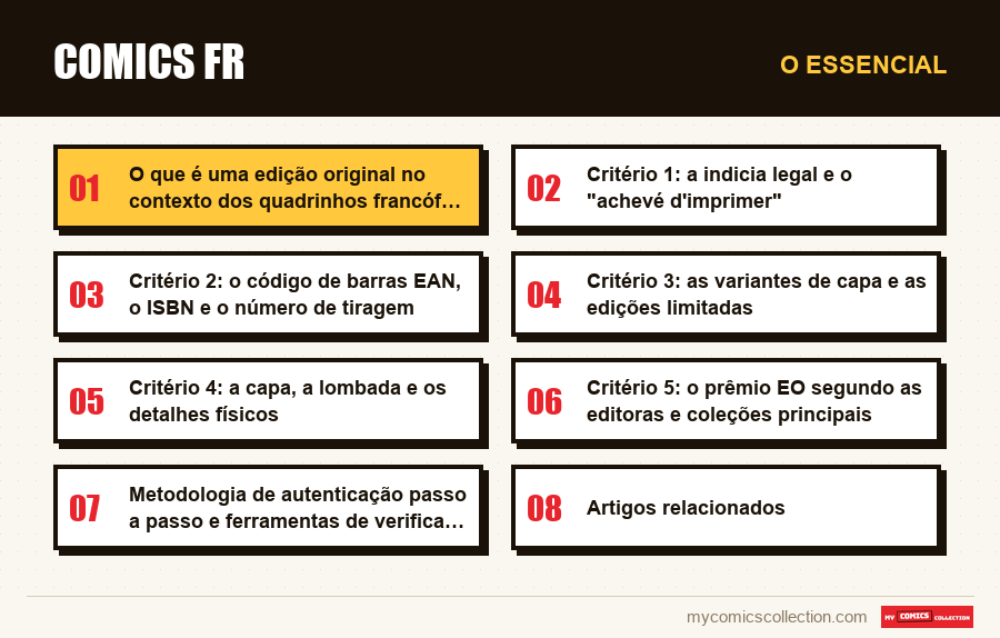 O essencial : Comics FR