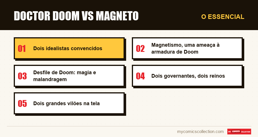 O essencial : Doctor Doom vs Magneto