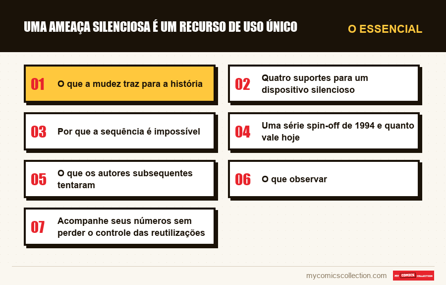 O essencial : Uma ameaça silenciosa é um recurso de uso único