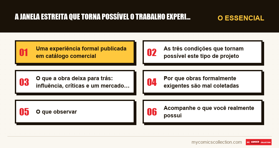O essencial : A janela estreita que torna possível o trabalho experimental