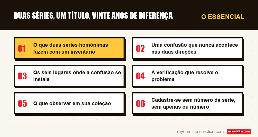 O essencial : Duas séries, um título, vinte anos de diferença