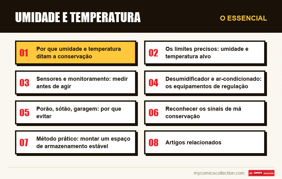 O essencial : Umidade e temperatura