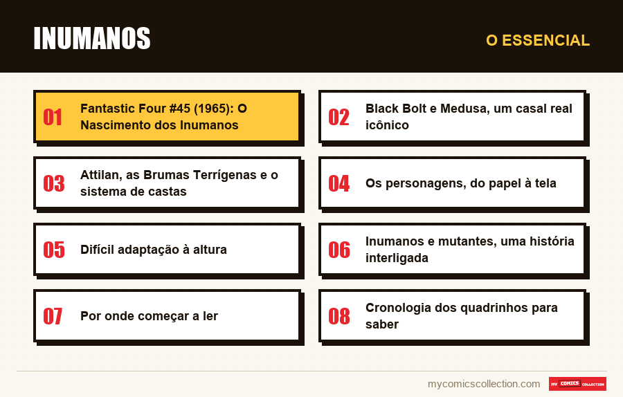 O essencial : Inumanos