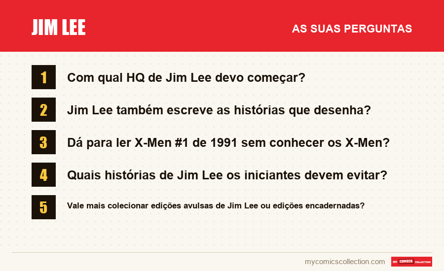 Jim Lee: as perguntas frequentes respondidas neste artigo