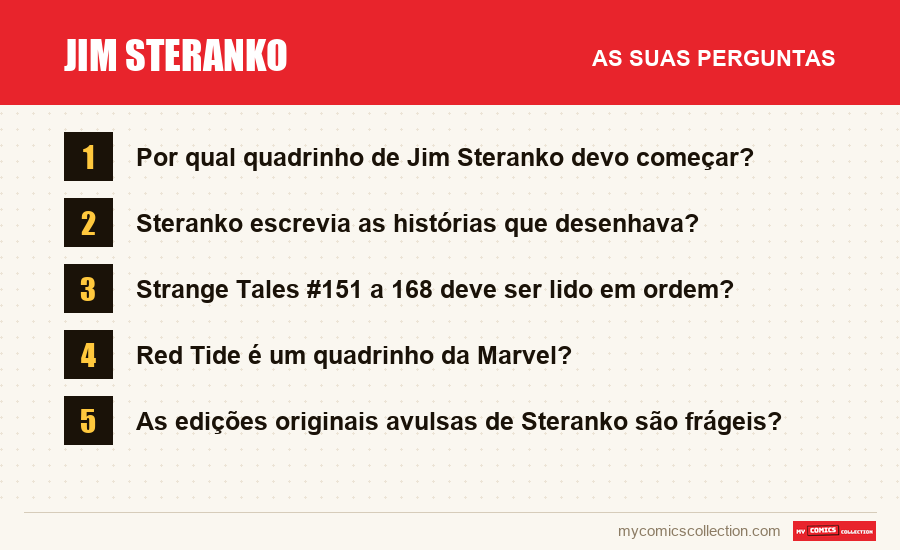 Jim Steranko: as perguntas frequentes respondidas neste artigo
