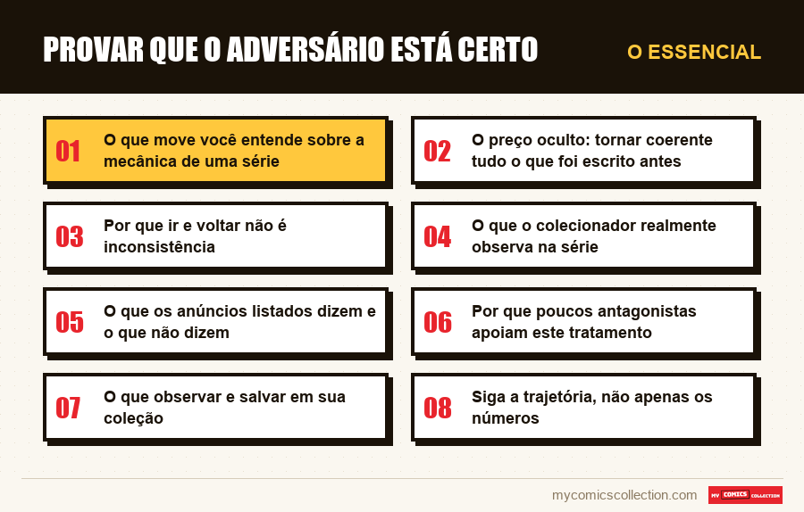 O essencial : Provar que o adversário está certo