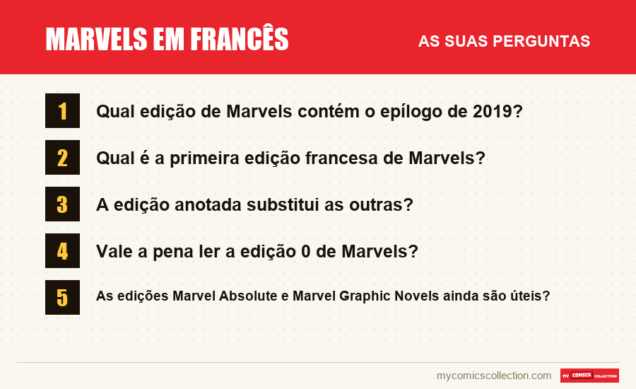 Marvels em francês: as perguntas frequentes respondidas neste artigo