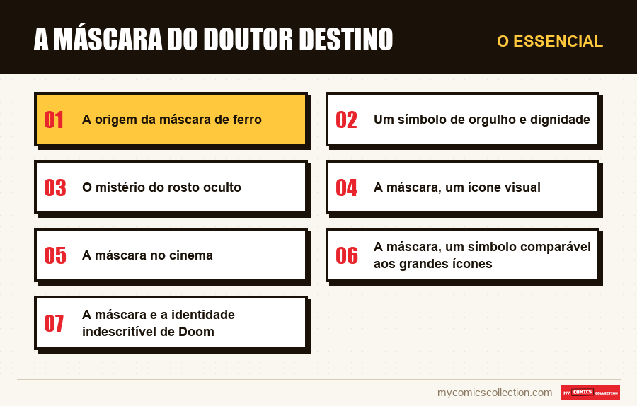 O essencial : A máscara do Doutor Destino
