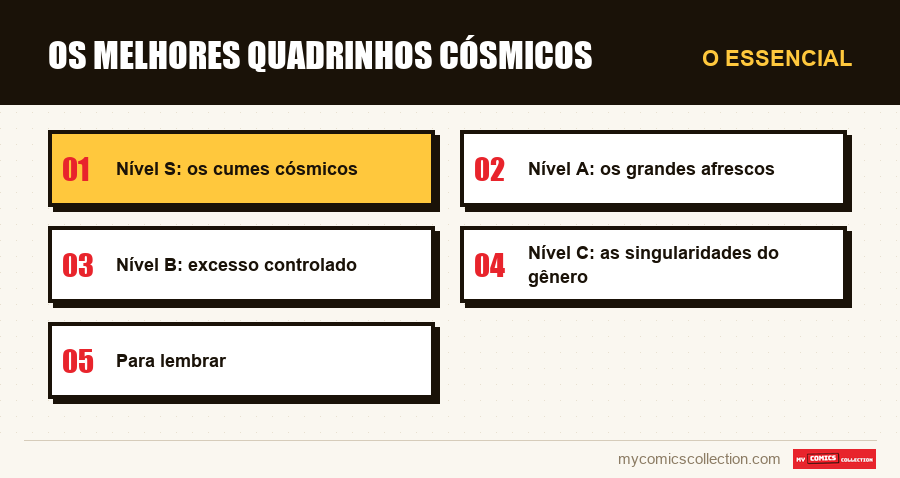 O essencial : Os melhores quadrinhos cósmicos
