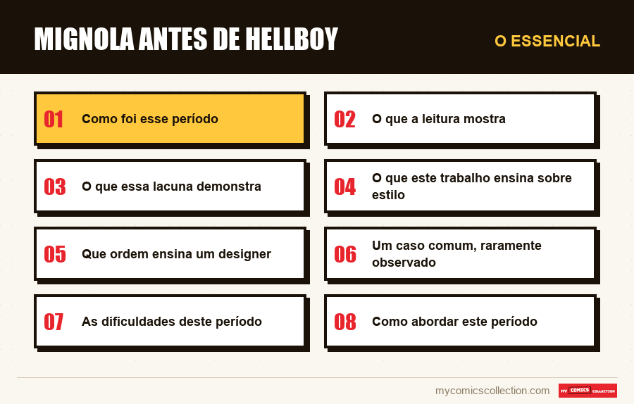 O essencial : Mignola antes de Hellboy