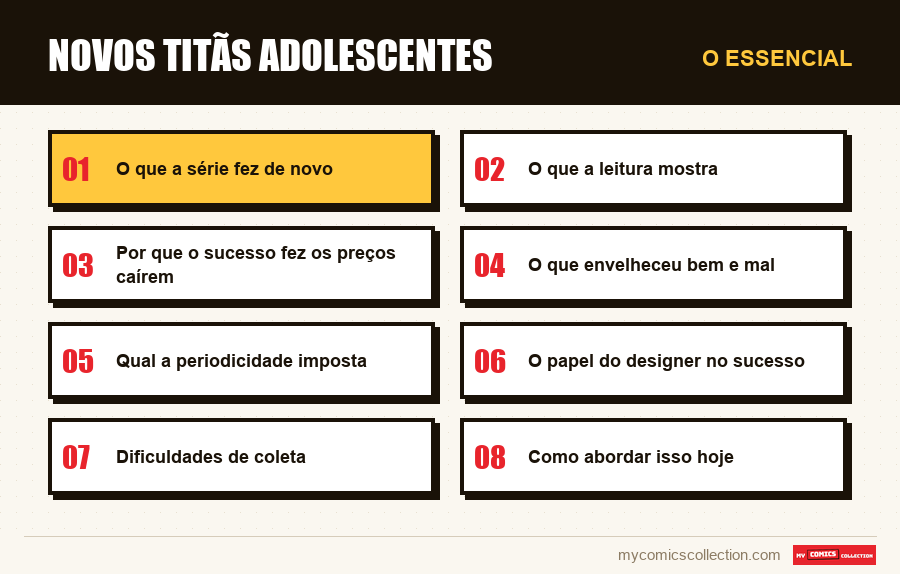 O essencial : Novos Titãs Adolescentes