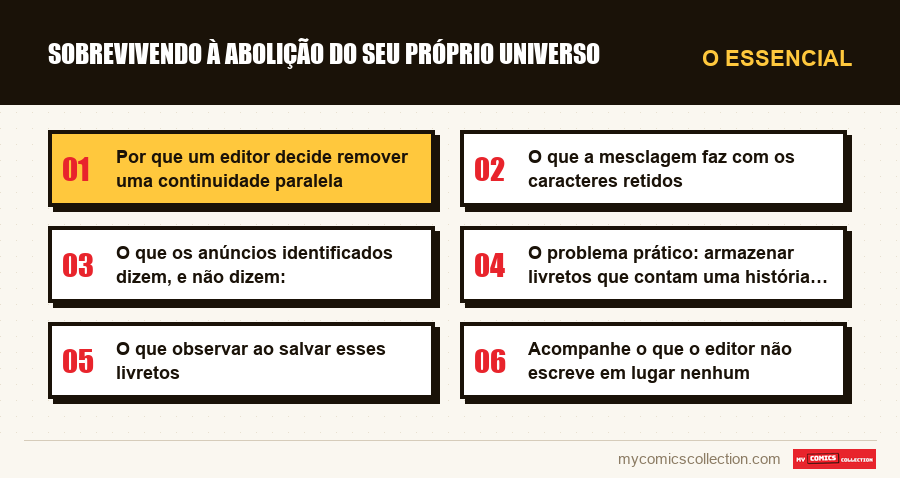 O essencial : Sobrevivendo à abolição do seu próprio universo