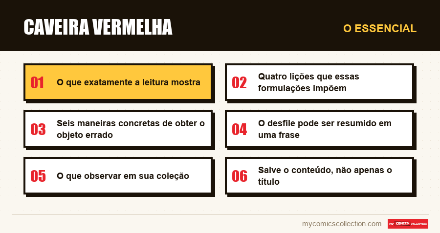 O essencial : Caveira Vermelha