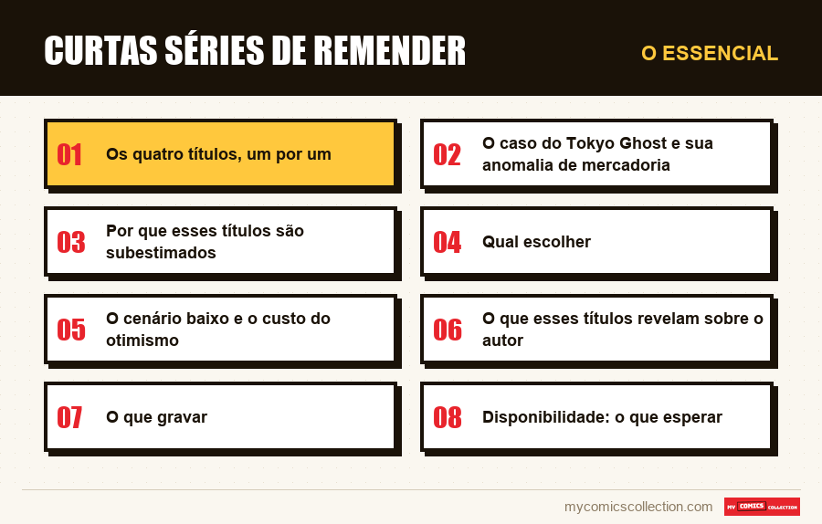 O essencial : Curtas séries de Remender